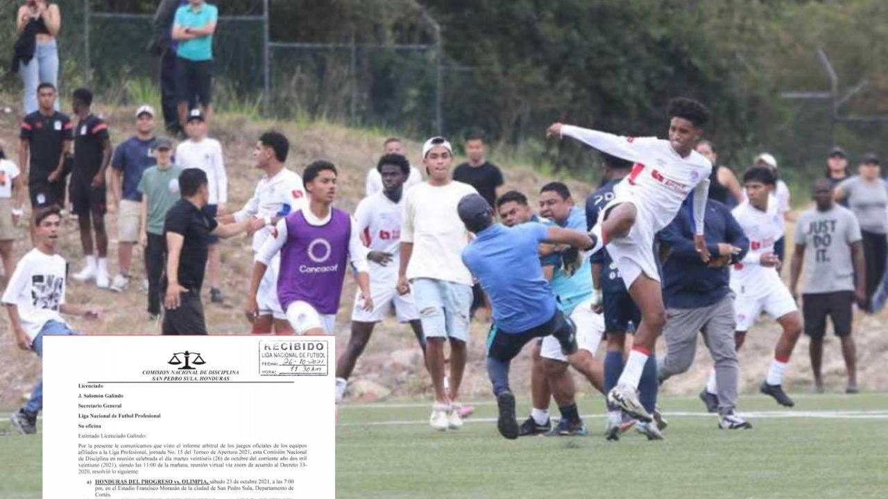 Confirman castigos a futbolistas que protagonizaron pelea en Final de Reservas