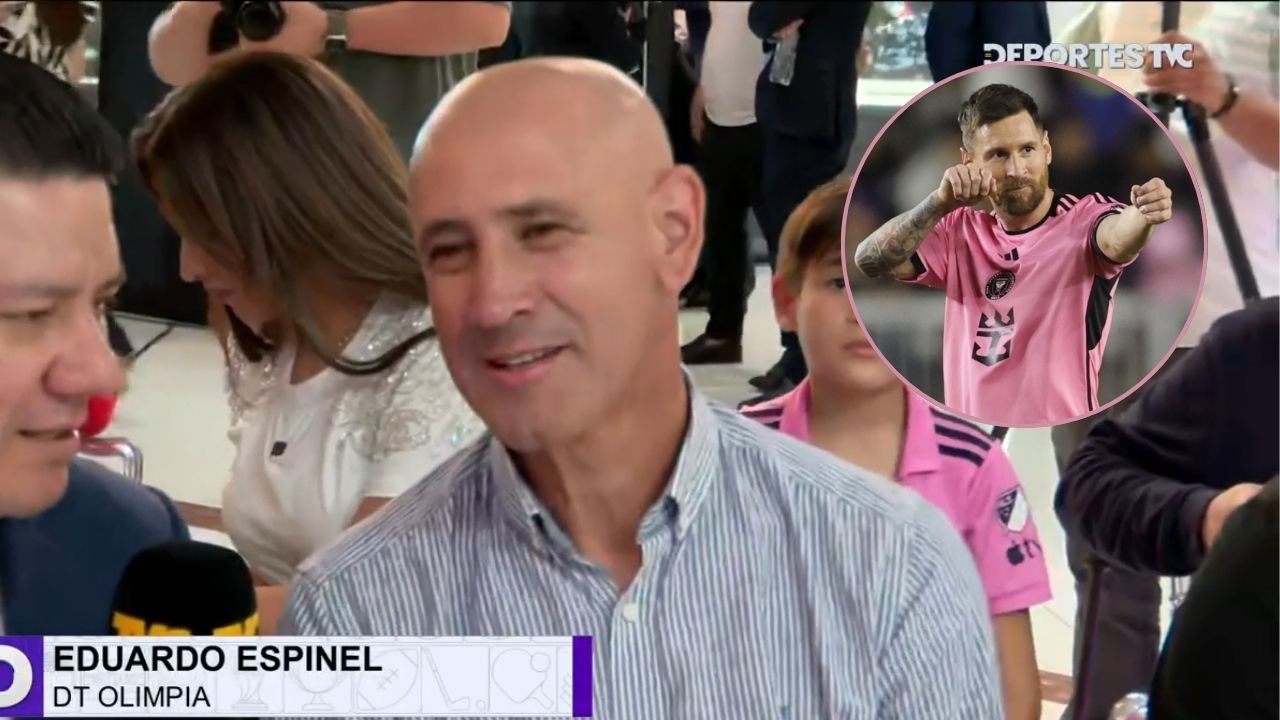 Eduardo Espinel confiesa si alguna vez imaginaba enfrentar a Messi