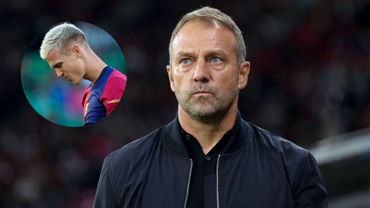 Hansi Flick se pronuncia sobre la situación de Dani Olmo en Barcelona