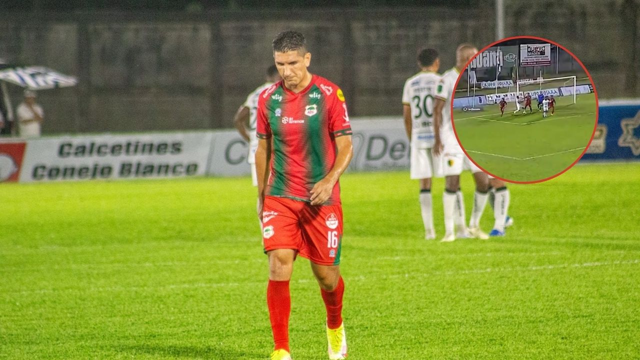 Johnny Leverón  es expulsado en tras agresión a un rival en Costa Rica