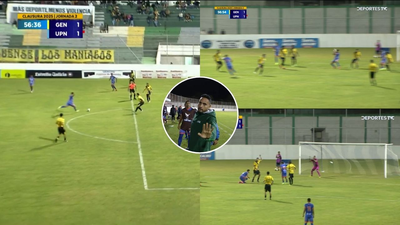 El polémico gol que le anularon a Lobos UPNFM contra el Génesis