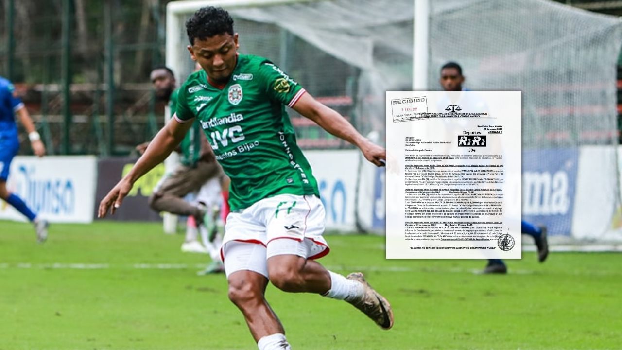 Comisión de Disciplina confirma castigos para futbolistas tras la Jornada 2