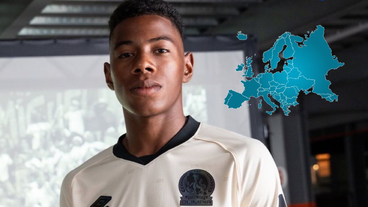 Dereck Moncada, jugador de Olimpia, tiene avanzada su salida al fútbol europeo