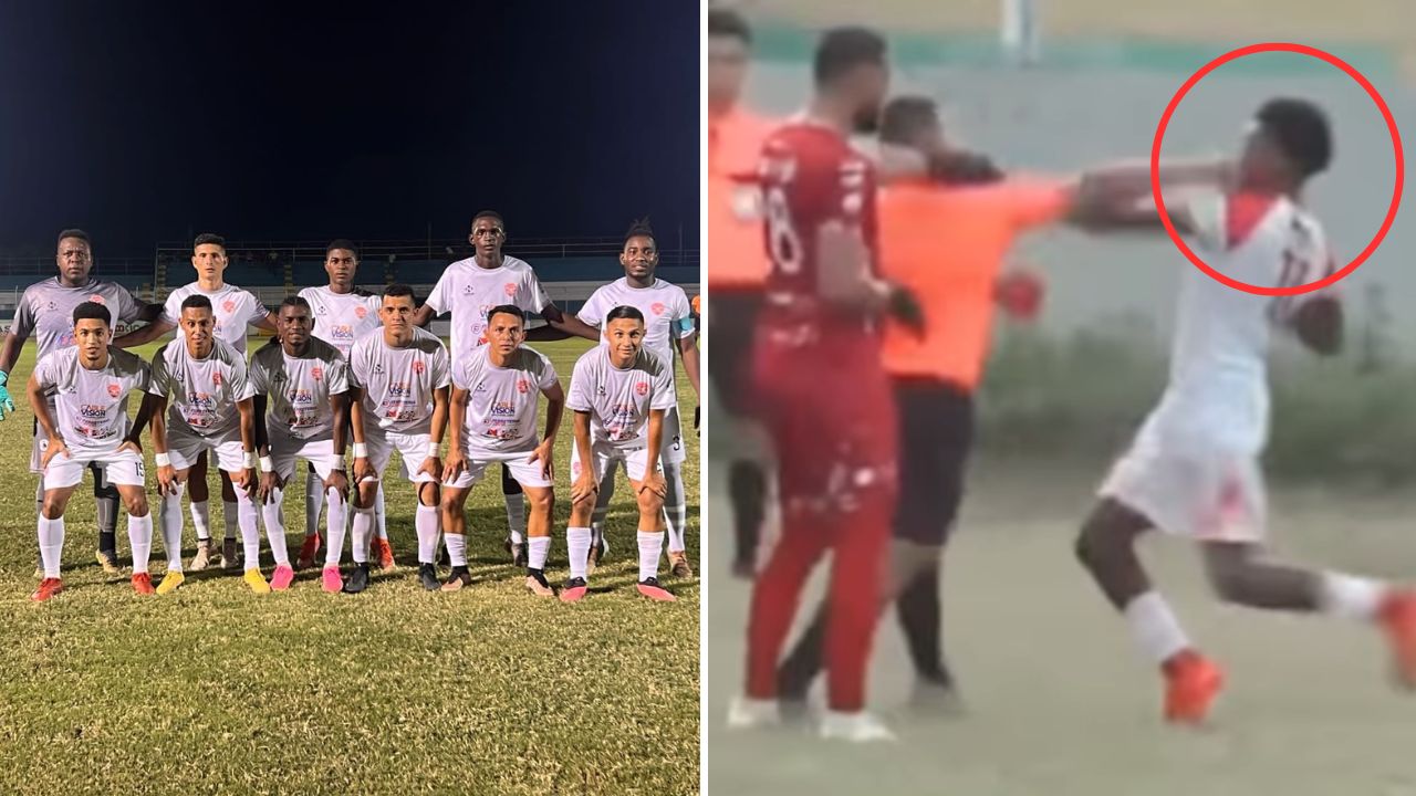Futbolista hondureño hace denuncia tras la pelea con árbitro en Liga de Ascenso