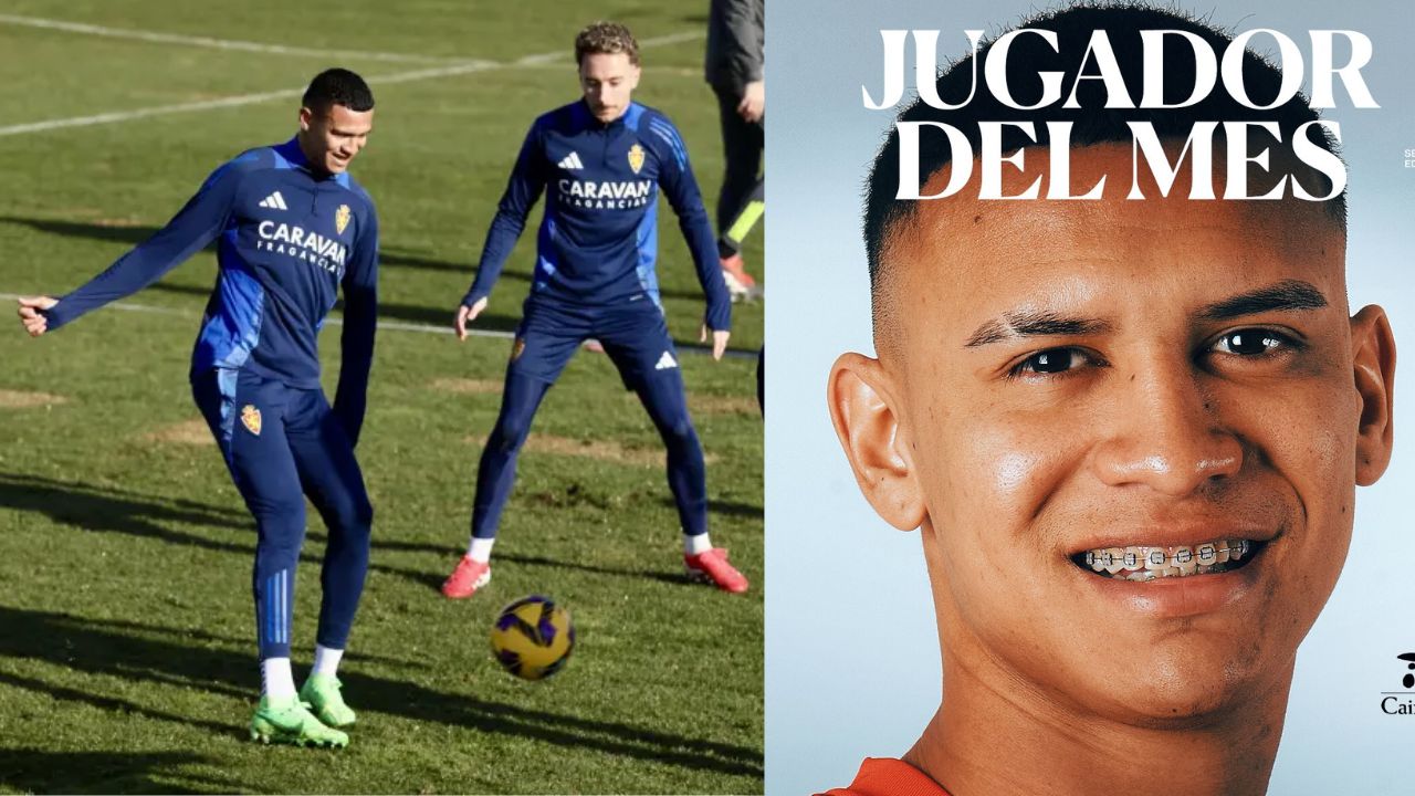 Kervin Arriaga gana un reconocimiento tras solo dos partidos con Real Zaragoza