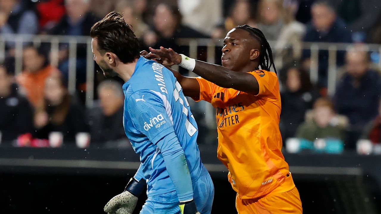 Vinicius Jr. conoce su castigo tras  agresión a portero del Valencia