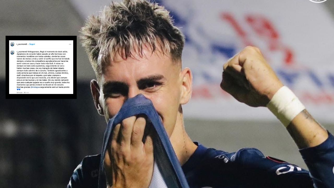 Rodrigo Auzmendi y su sentido mensaje de despedida al Motagua tras no renovar