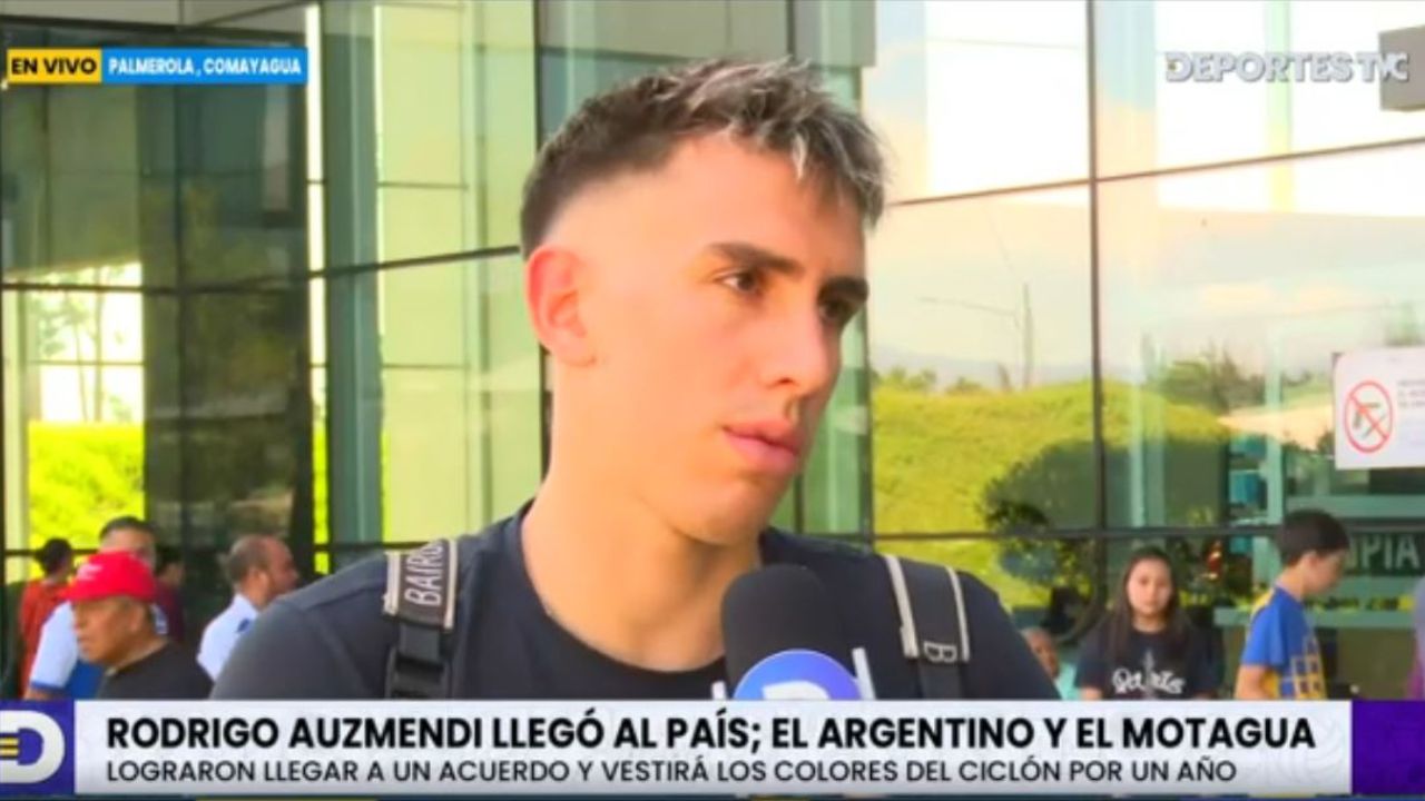 Rodrigo Auzmendi llegó a Honduras y cuenta cómo aceptó renovar con Motagua
