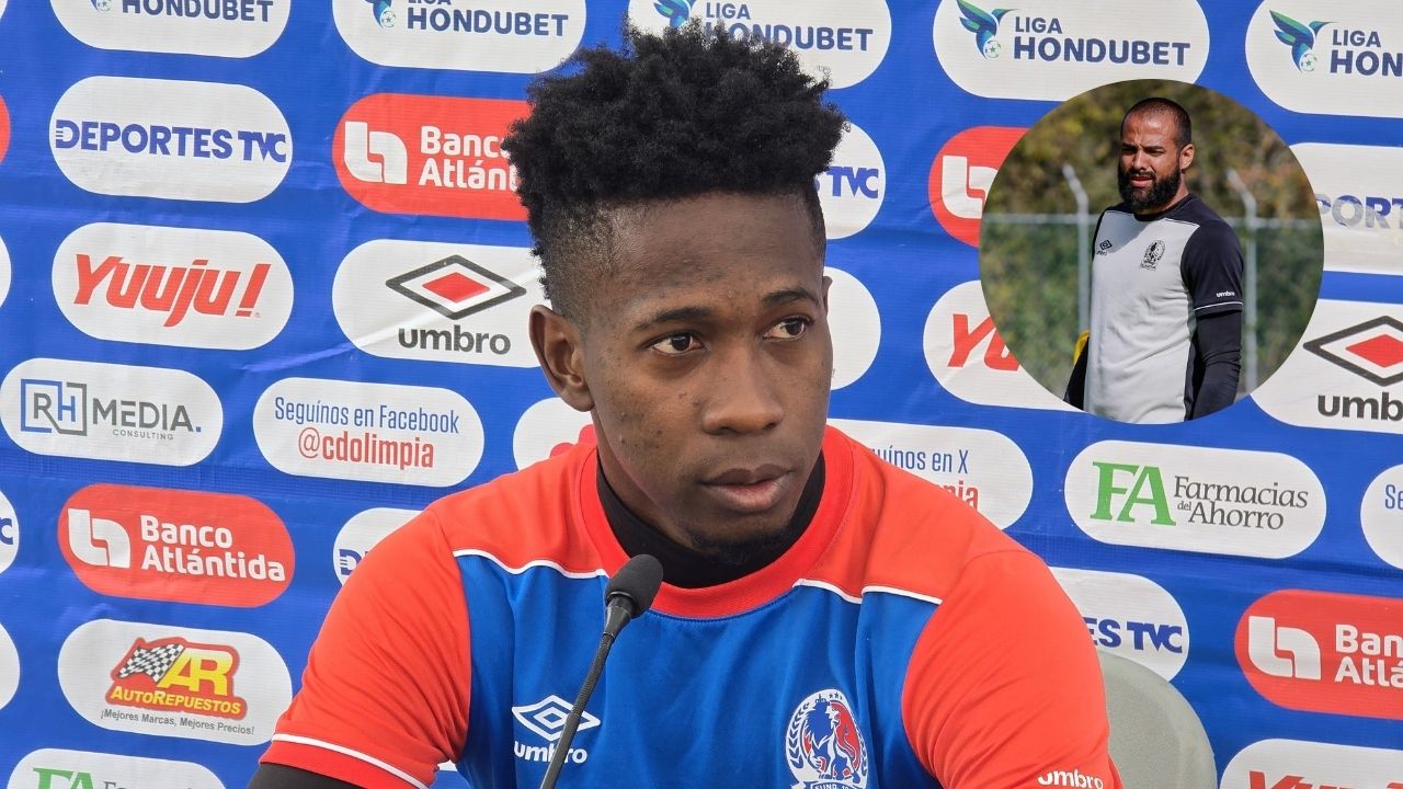 Alex Güity confiesa como maneja su situación en Olimpia y se compara con Menjívar