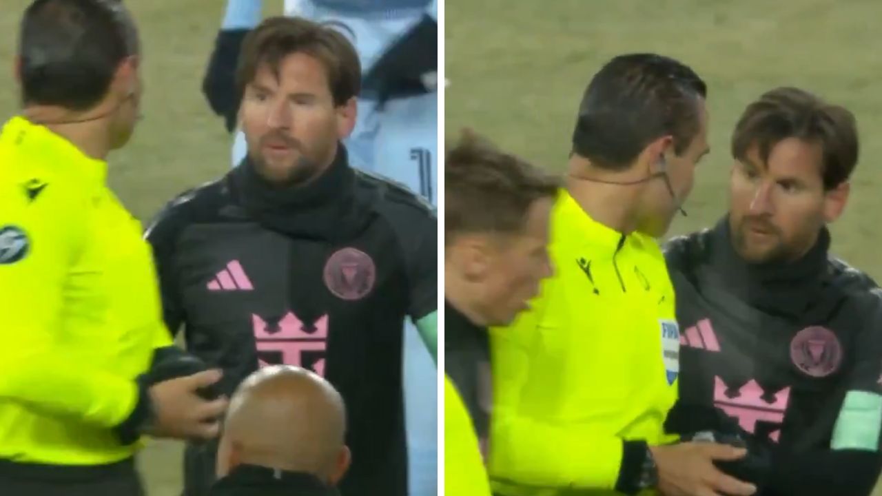 Concacaf castigará a árbitro por gesto con Messi tras último duelo del Inter Miami