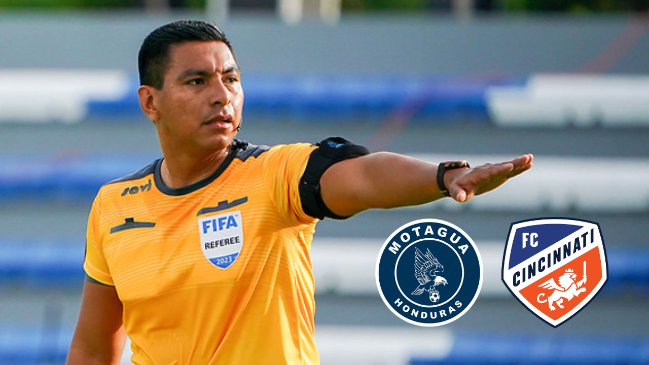 Concacaf confirma árbitro para el duelo Motagua vs Cincinnati por la Champions Cup