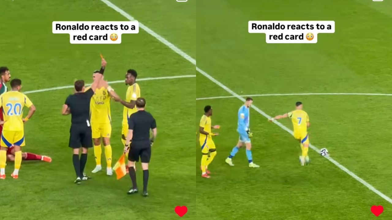 Cristiano Ronaldo se enfurece tras expulsión de un jugador del Al Nassr