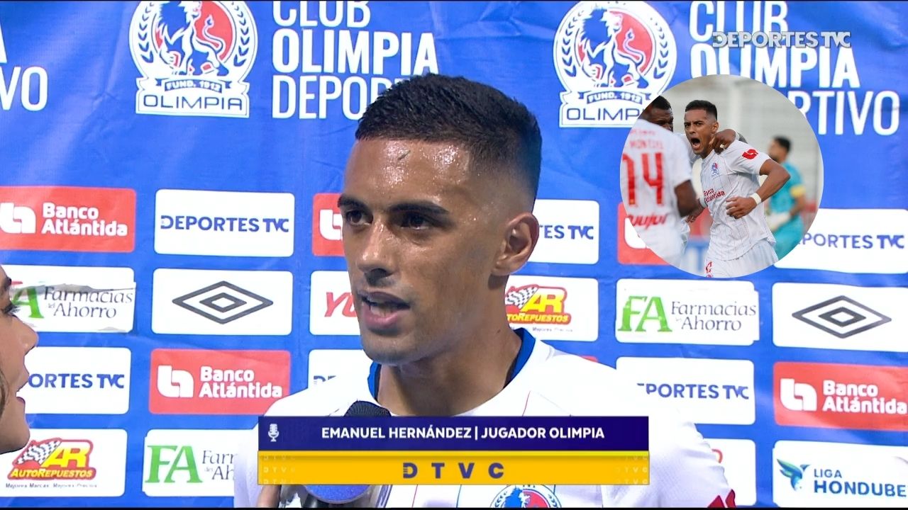 Emmanuel Hernández destapa como logró anotar su primer gol con Olimpia