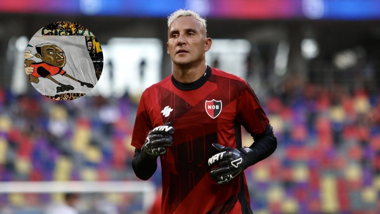 Equipo argentino recibirá dura sanción por controversial manta de su afición contra Keylor Navas