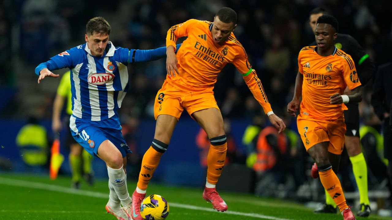 Real Madrid tropieza ante el Espanyol y cede puntos en la tabla