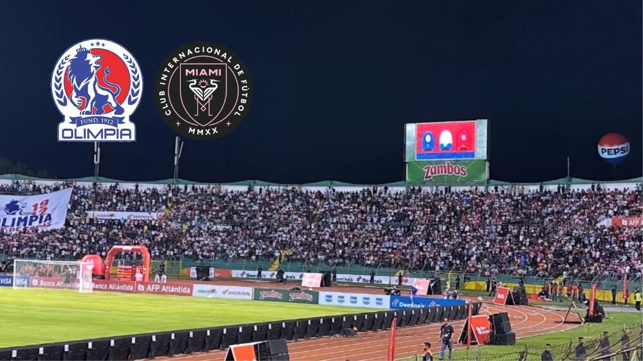 Estadio Olímpico de San Pedro Sula albergó 35 mil aficionados para el Olimpia vs Inter Miami