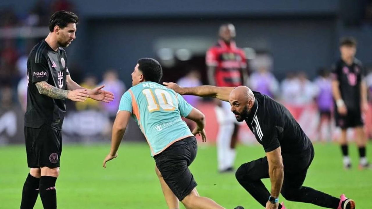 La multa que tendrá que pagar el fanático que se metió a abrazar a Messi