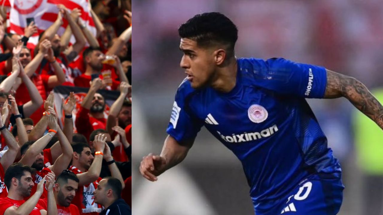 Afición del Olympiacos pone apodo a Luis Palma tras primera titularidad y le elogian