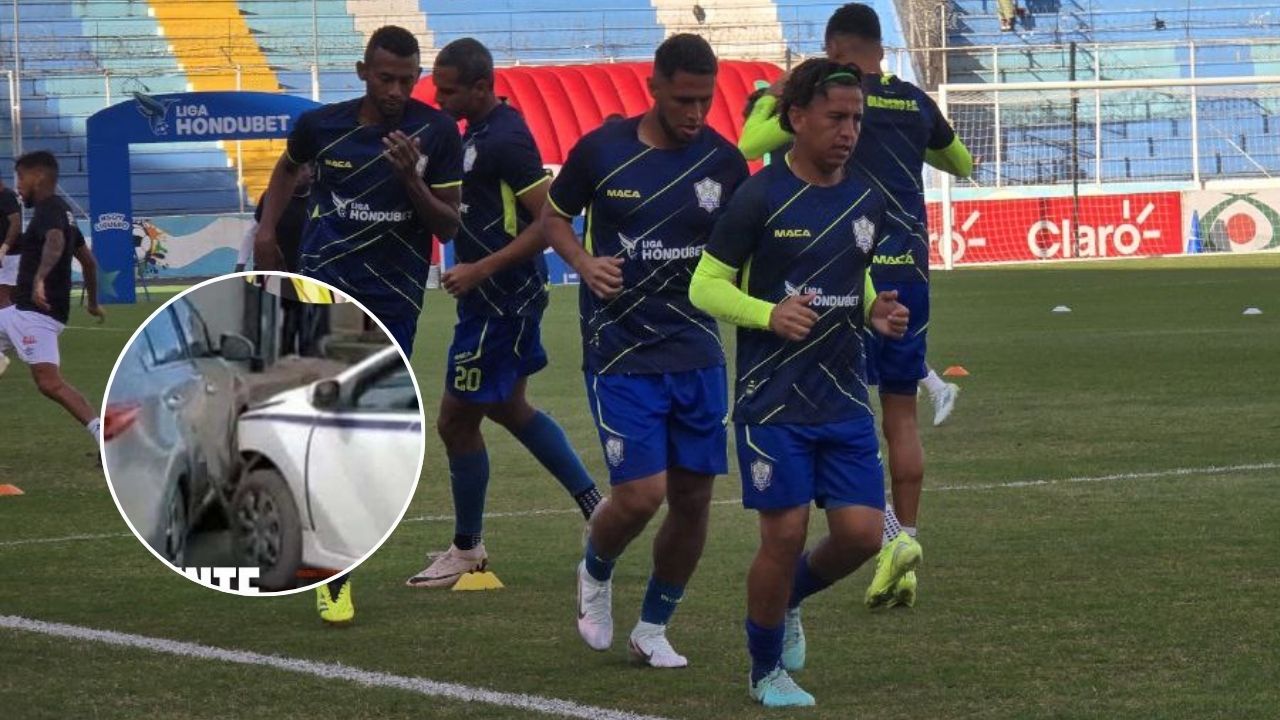 Jugador de Olancho FC sufre accidente de tránsito cuando se dirigía a entrenar