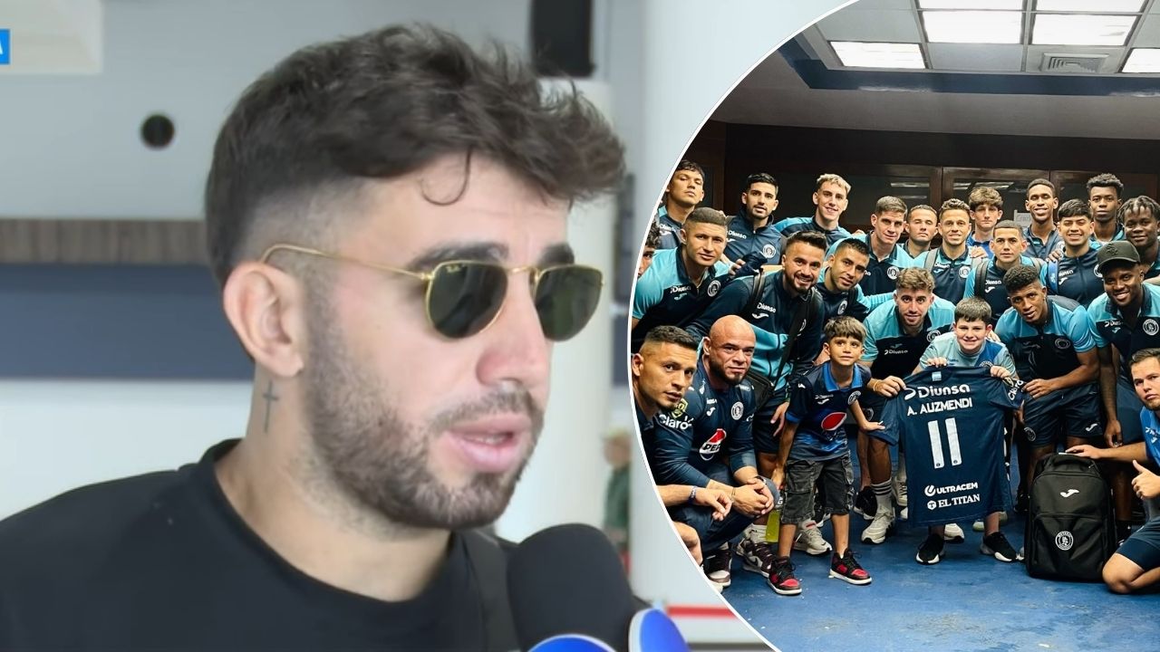 Agustín Auzmendi confiesa qué les dijo a sus compañeros de Motagua antes de irse a Argentina