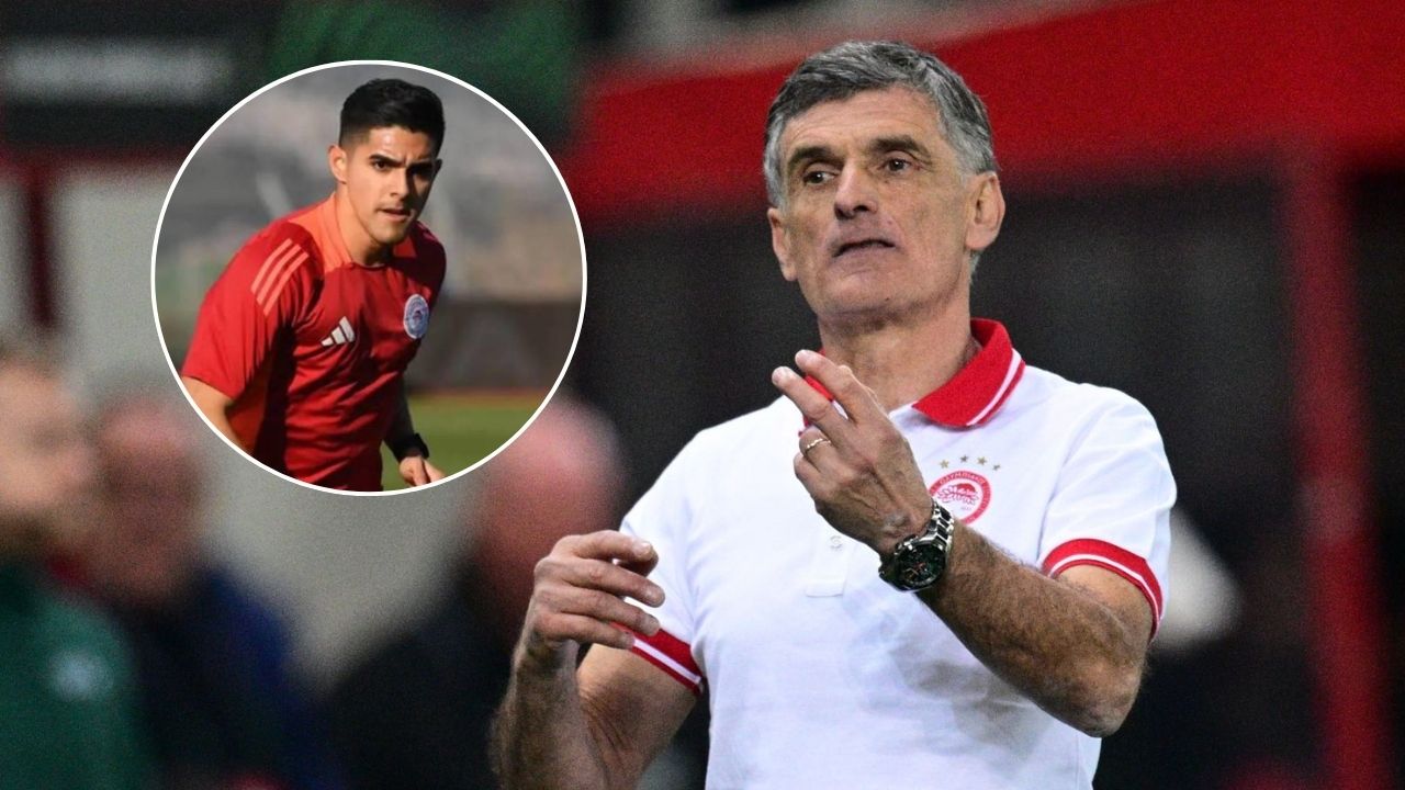 Luis Palma recibe advertencia del entrenador de Olympiacos tras su debut como titular