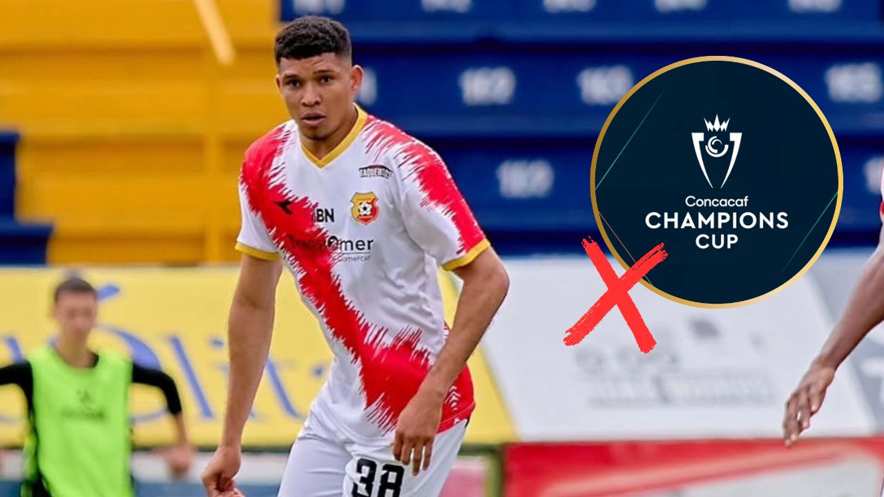Getsel Montes sufre problema con Herediano previo a partido clave en Champions Cup