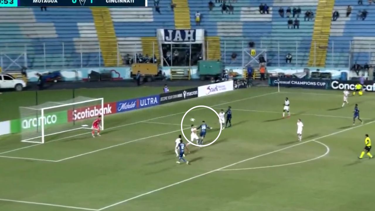 Así fue el golazo de Rodrigo Auzmendi para el empate de Motagua vs Cincinnati FC