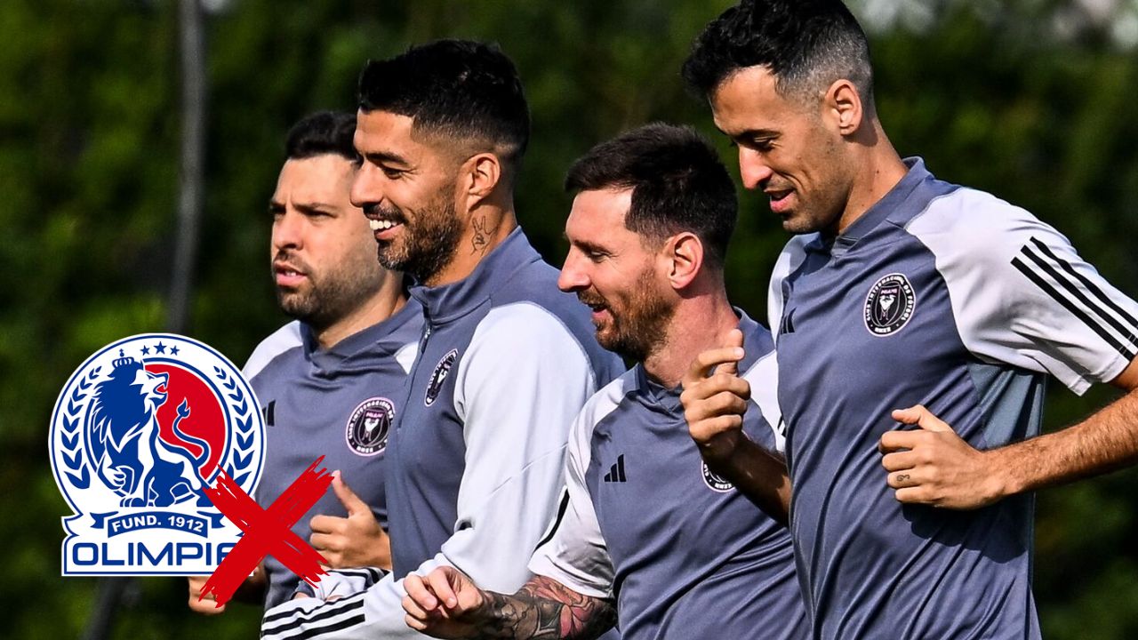 Estrella del Inter Miami es duda para el partido contra Olimpia en San Pedro Sula