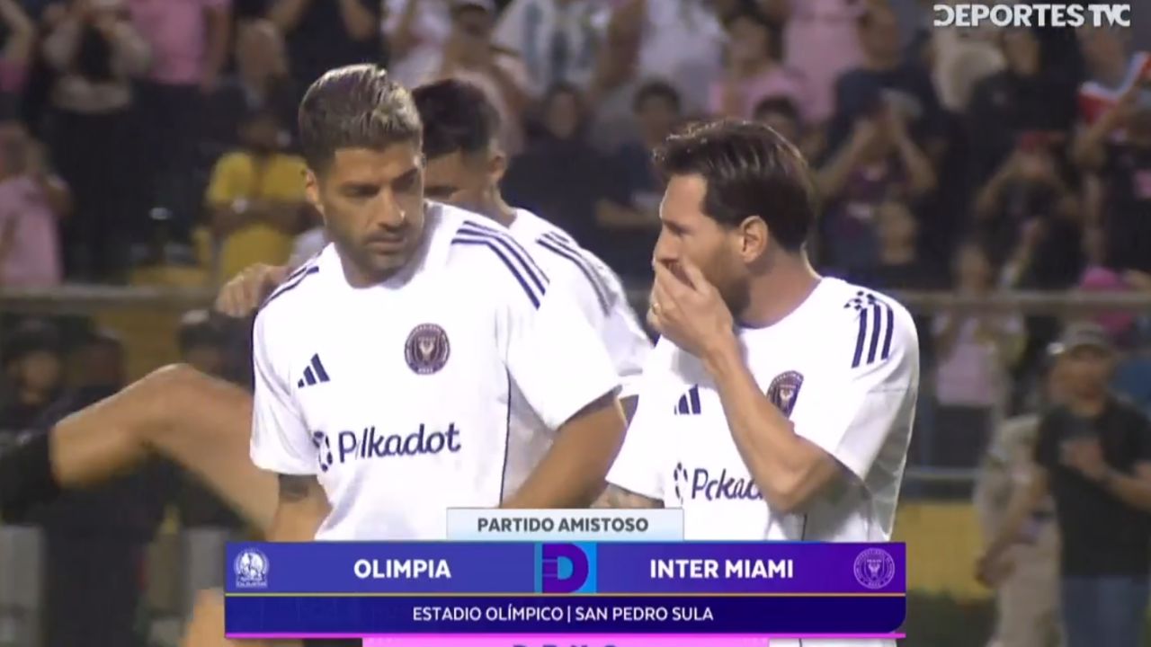 Lo que hizo Lionel Messi tras ingresar a la cancha del Estadio Olímpico de San Pedro Sula