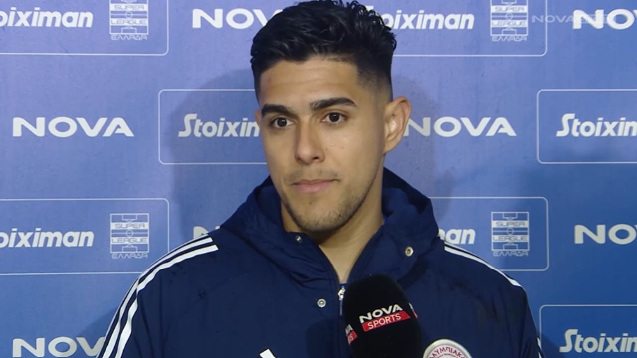Luis Palma hace promesa luego de su primera titularidad con el Olympiacos