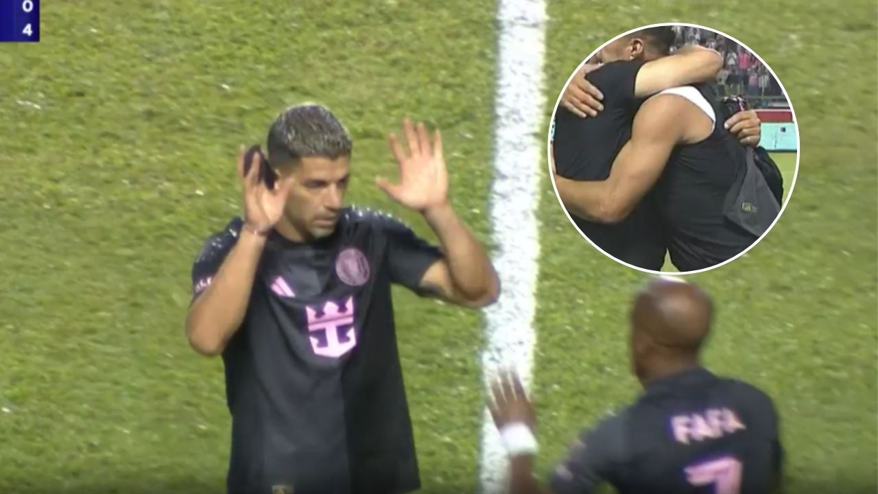 Se revela quién obtuvo la camisa de Luis Suárez tras el duelo Olimpia vs Inter Miami
