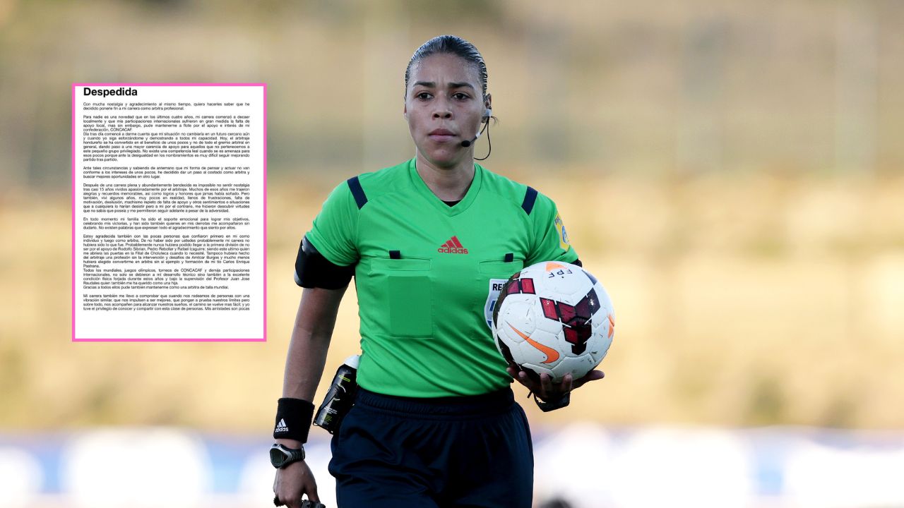 Melissa Pastrana anuncia su retiro del arbitraje a mitad del torneo Clausura 2025