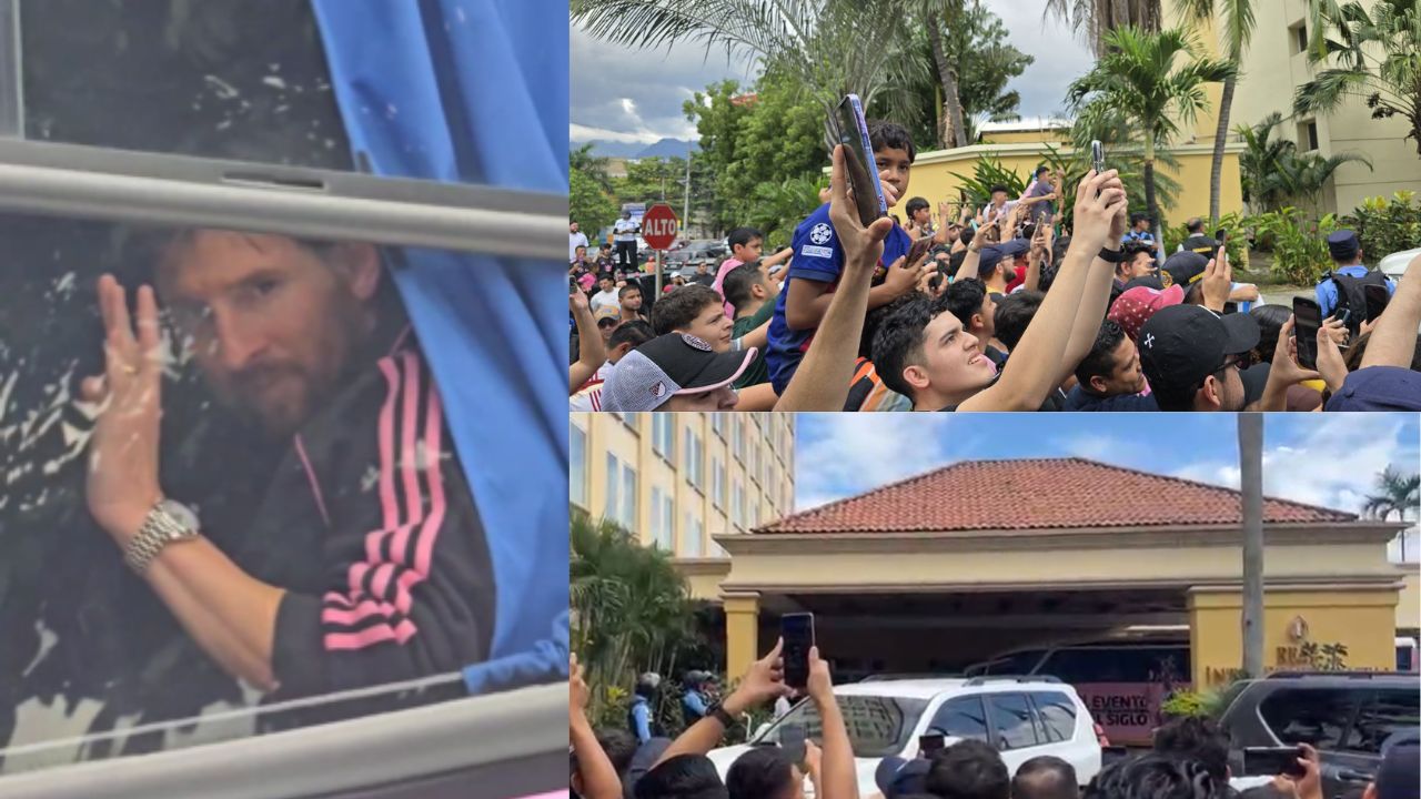 ¡Messi saludó a Deportes TVC! La locura que desató Leo e Inter Miami a su llegada al hotel en San Pedro Sula