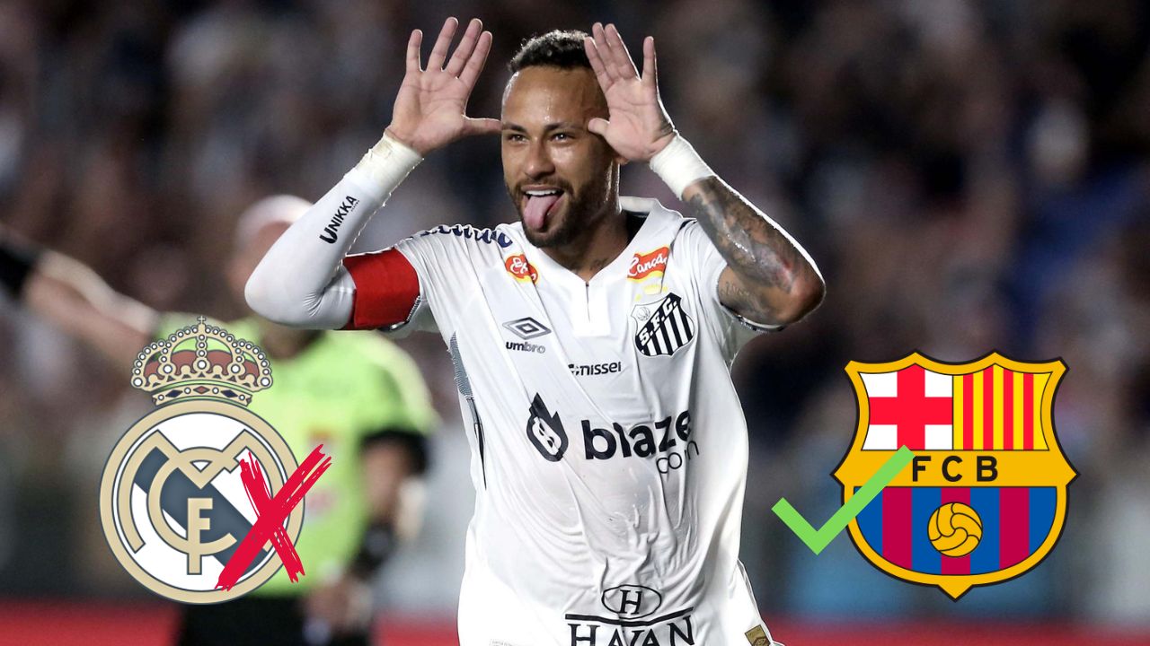 Neymar confiesa por qué rechazó al Real Madrid para jugar con Barcelona