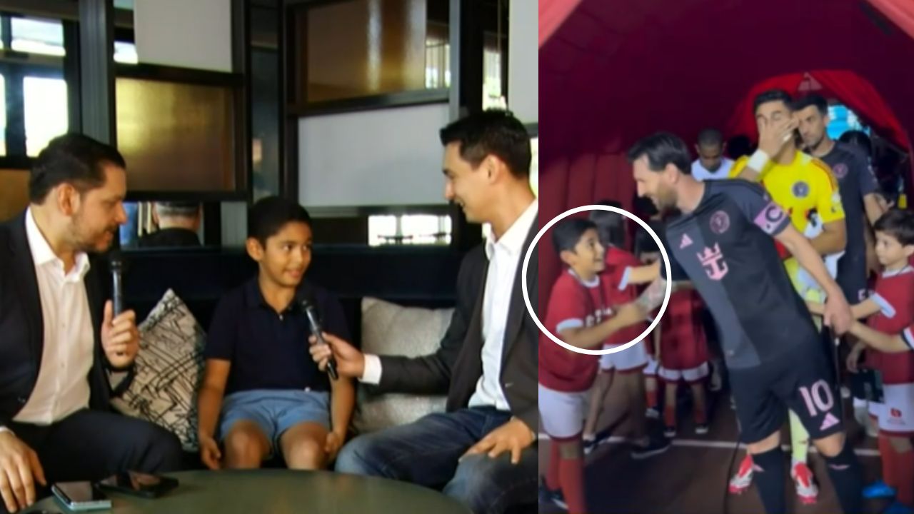 Niño hondureño conoció a Lionel Messi y cuenta cómo fue su experiencia