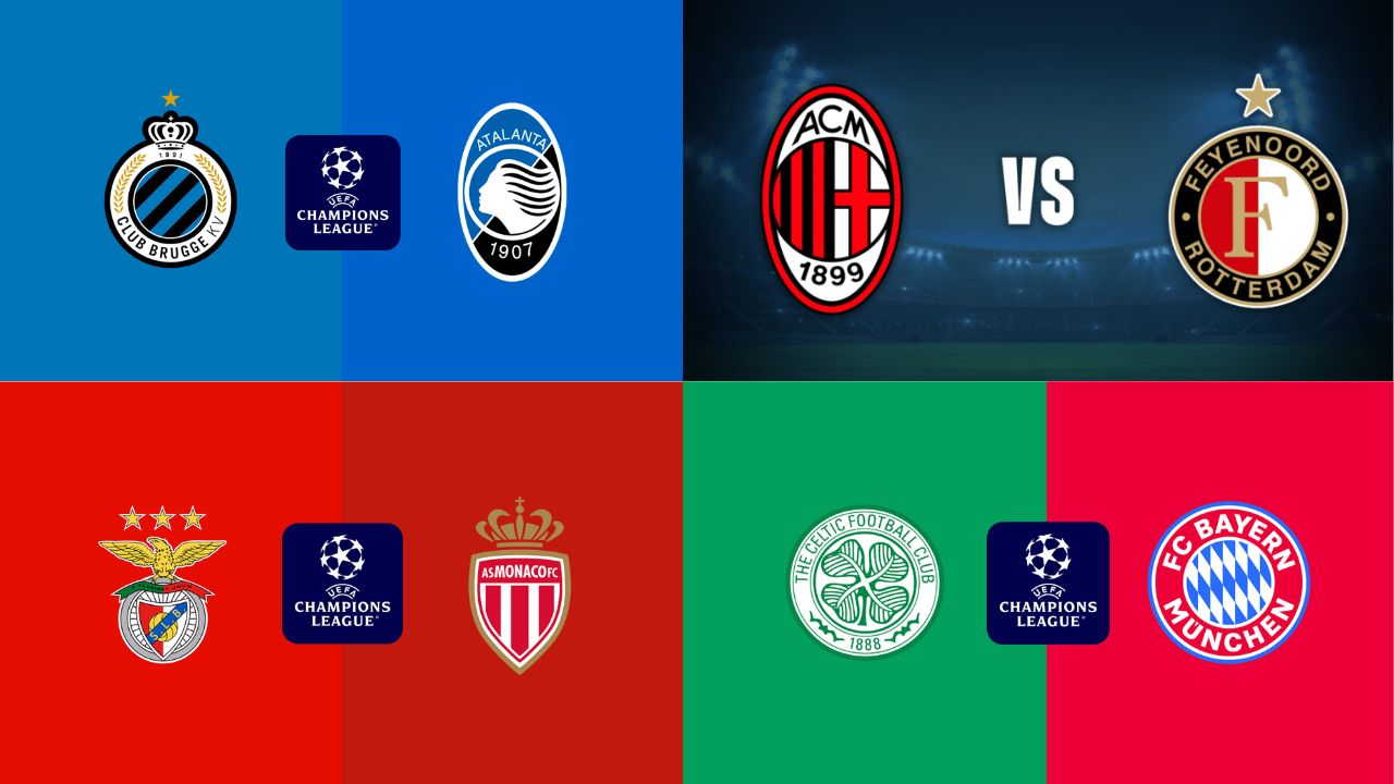 Partidos de hoy en la Champions League: estos son los juegos que se disputarán este martes