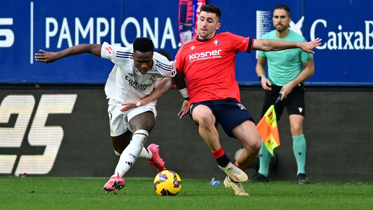 Real Madrid pincha ante Osasuna en partido con polémica incluida