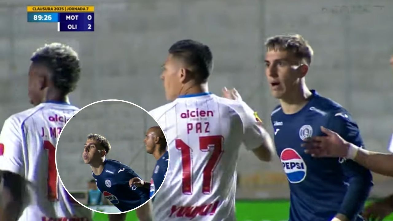 Rodrigo Auzmendi escupió a un jugador de Olimpia y se expone a una sanción