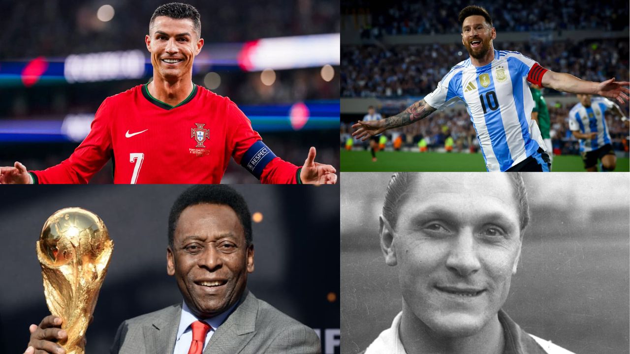Tabla Máximos goleadores de la historia: Cr7 y Messi lideran la lista