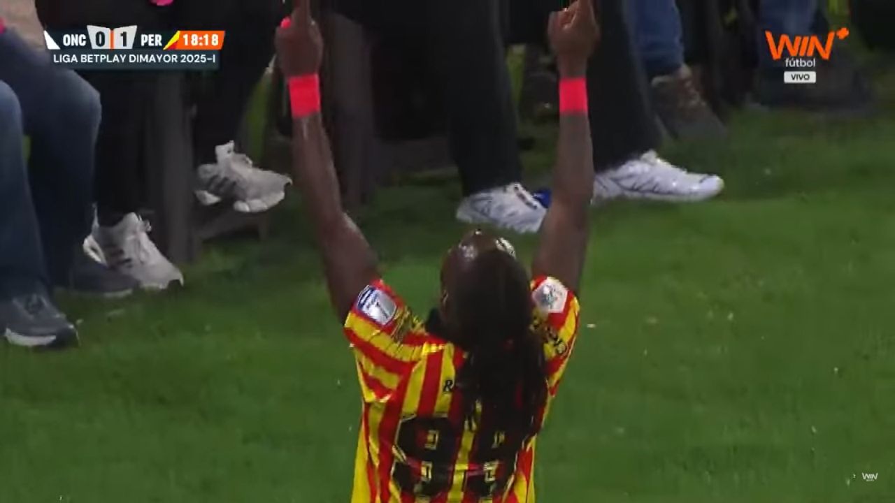 Rubilio Castillo anota su primer gol con el Deportivo Pereira en clásico de Colombia