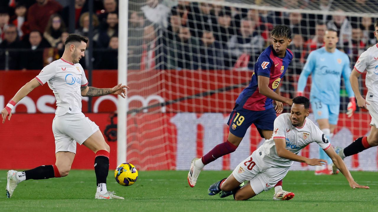 Barcelona goleó al Sevilla y da golpe de autoridad en el Sánchez Pizjuán