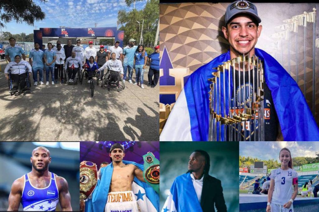Fotos de deportistas destacados de el deporte en Honduras