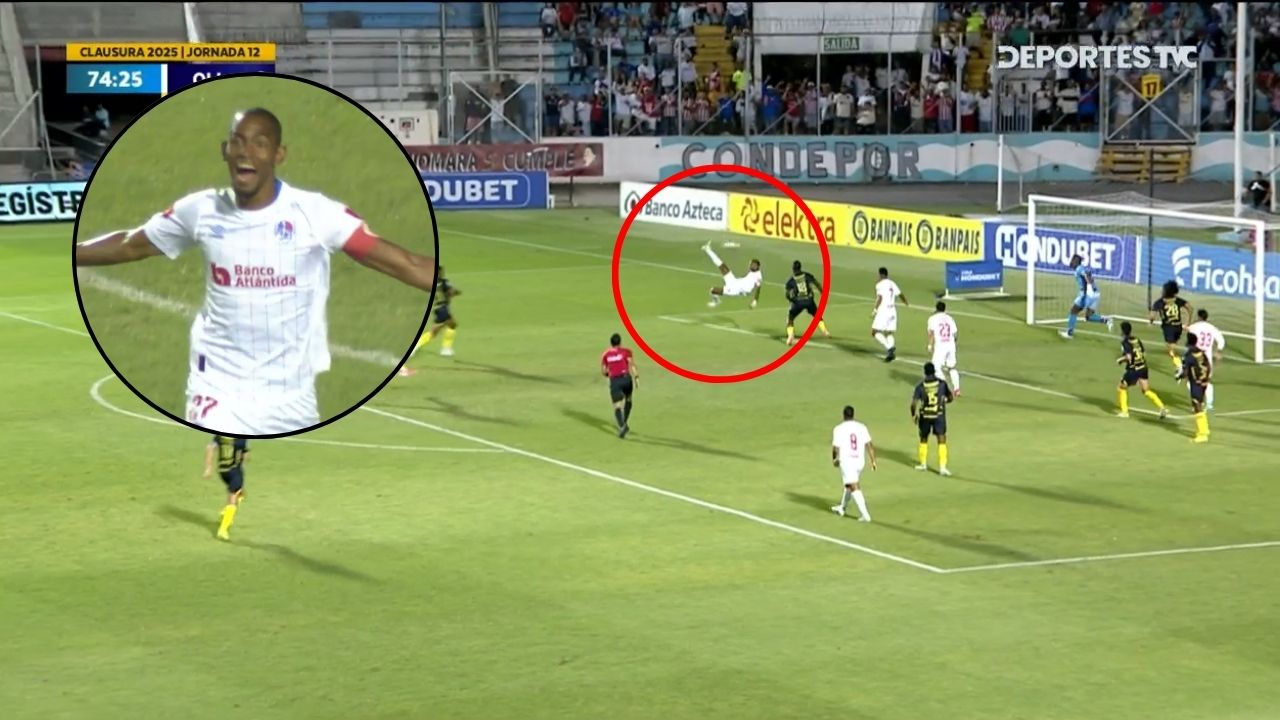 Así fue el golazo de Jerry Bengtson para conseguir empate ante Real España