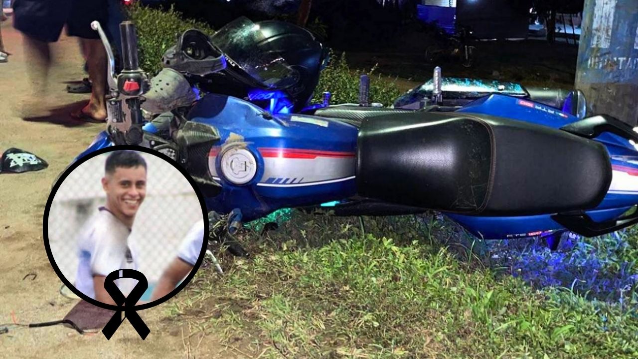 Futbolista hondureño fallece tras accidentarse con su moticicleta en Yoro