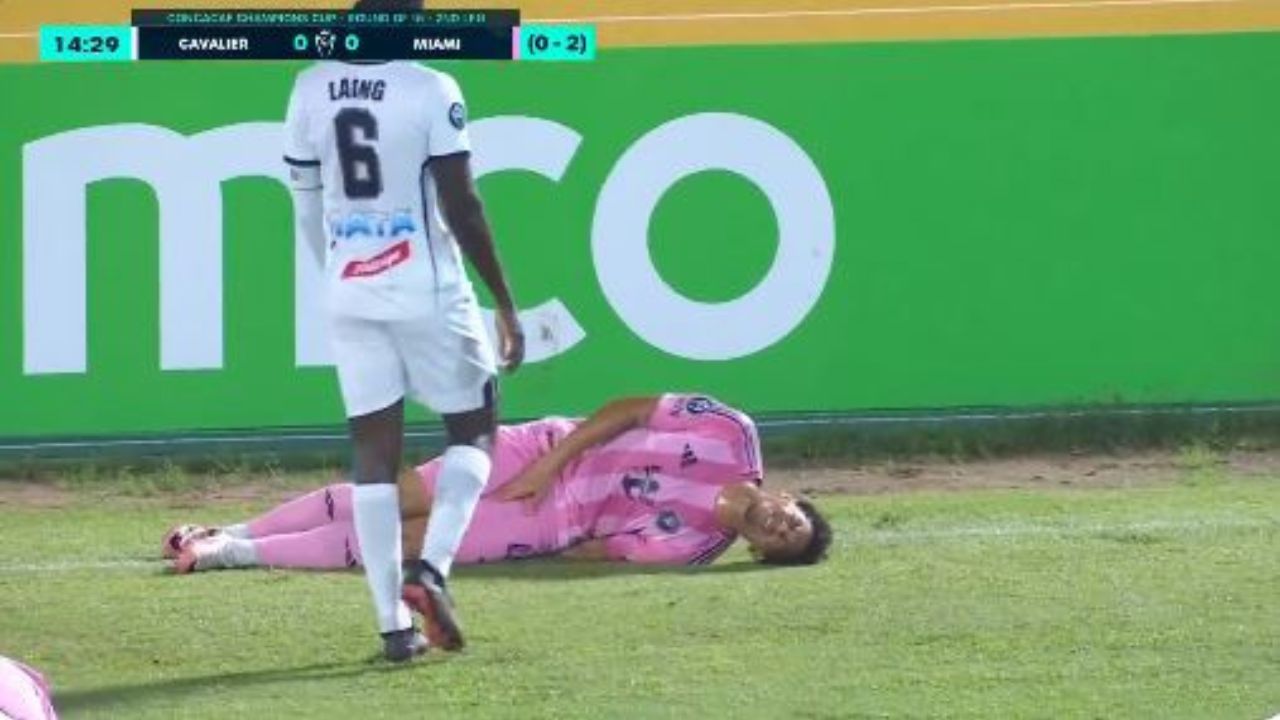 David Ruíz se lesiona en partido del Inter Miami en Concacaf Champions Cup