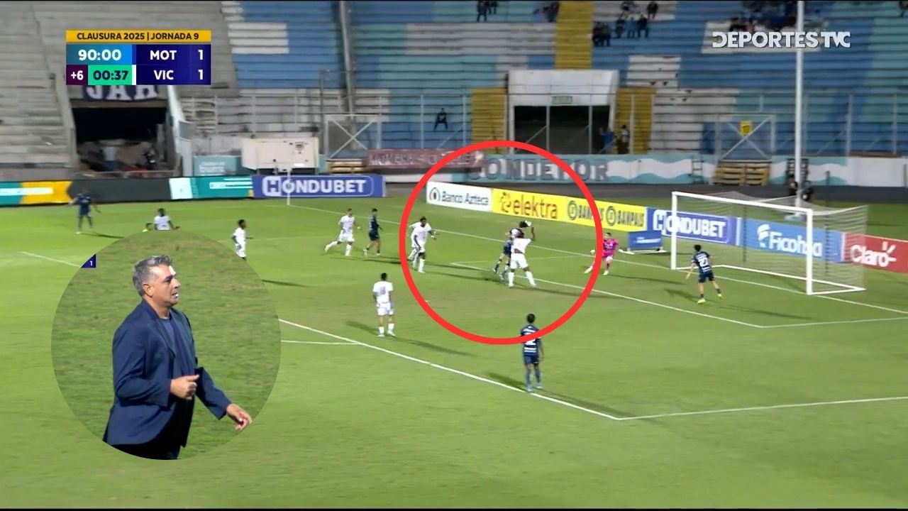 Hijo de Diego Vazquez anota gol del triunfo de Motagua sobre Victoria