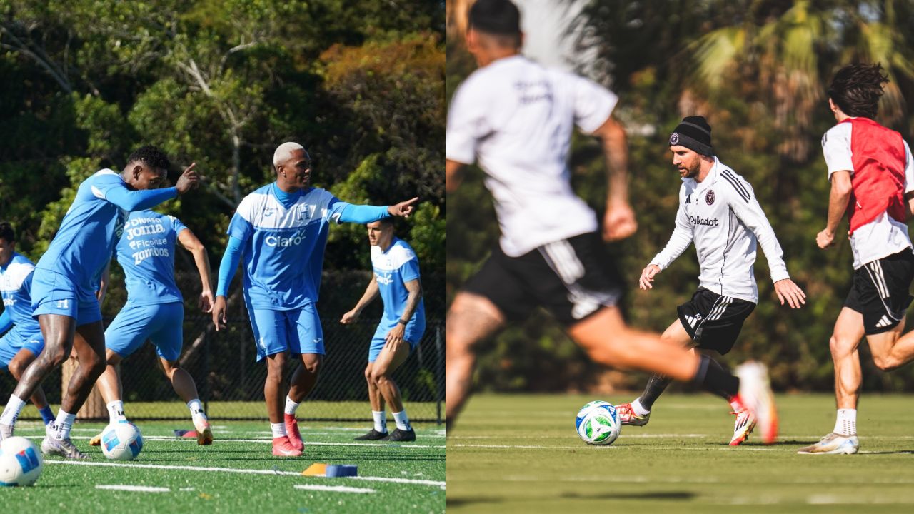 Honduras e Inter Miami coincidieron en sede del equipo en Fort Lauderdale