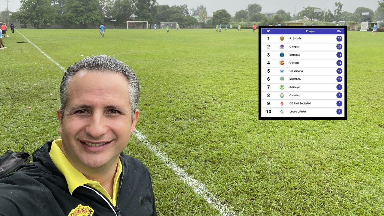 Presidente del Real España presume liderato de su equipo tras la primera vuelta