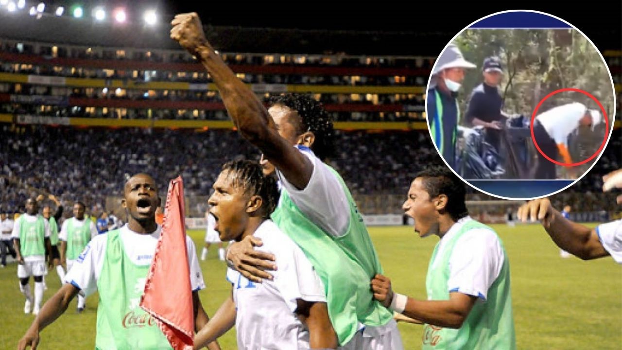 Exmundialista es captado recogiendo basura por causa benéfica