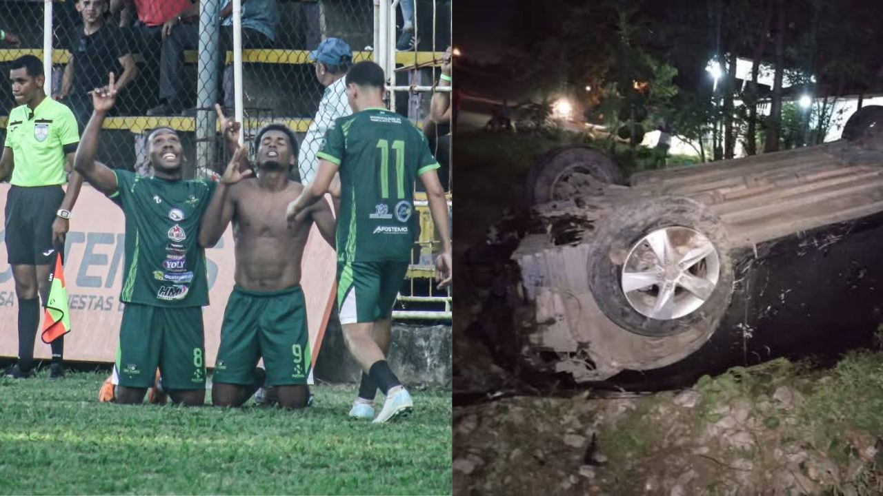 Futbolistas de un club del Ascenso sufren accidente de tránsito después de entrenar